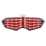 2003-2005 Yamaha YZF R6 2006-2009 R6S Integrated Sequential LED Tail Lights Clear... by Motodynamic