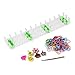 Chromo Inc® Starburst Loom Band Kit with Loom Board, 600 Xtra Strength Loom Bands, 6 Assorted Charms, S-Clips and Loom Tool in Retail Packaging