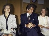 Jacqueline Kennedy Onassis and Her Children John F. Kennedy Jr. and Caroline Kennedy Schlossberg Premium Photographic Poster Print, 40x30