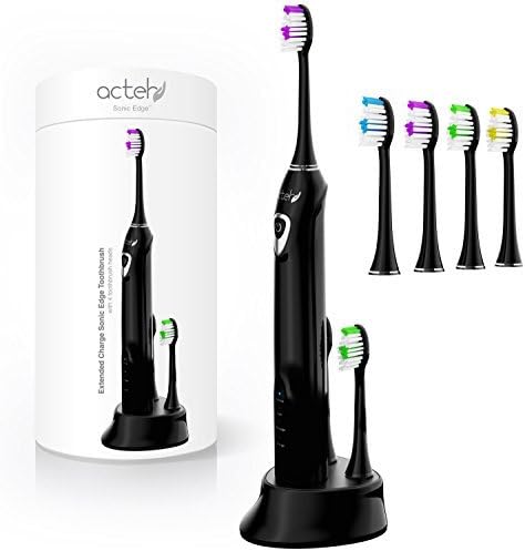 Sonic Edge Electric Toothbrush with Extended Charge Battery by Acteh