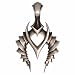 BICO AUSTRALIA JEWELRY (E298) SUBURAU - TO SERVE AT ONE's SIDE - Comes with a Generic 18 inch (to 20in) Adjustable 4mm Black Rubber Necklace.