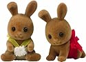 Sylvanian Families Fawn Rabbit Twin Babies