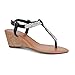 Twisted Women's RILEY Rhinestone Emebellished Wedge Sandal