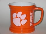 CLEMSON TIGERS 11 oz. Team Logo Sculpted COFFEE MUG