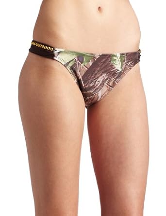 Realtree Women's Pant with Side Insets and Gold Trim