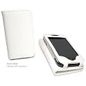 Apple iPhone Designio Leather Case (Winter White (horizontal flip cover))