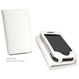 Apple iPhone Designio Leather Case (Winter White (horizontal flip cover))