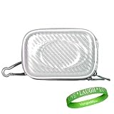 Flip Mino HD 2nd Generation Flip Video TPU Camera Carrying Case Pouch Sleeve-- ( White ) + Vangoddy tm, Live*Laugh*Love wrist band!!!