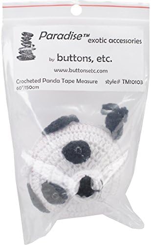 Paradise Exotic (1-Pack) Crocheted Tape Measure (60in/150cm) Panda TM10103-1P
