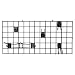 SCHULTE 7115-5700-50 Wire Grid, Granite Gray