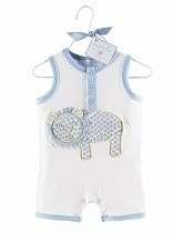 Little Prince Lion Sleeveless Romper by Mud Pie