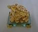 Special Feng Shui Money Frogs in Gold Crystal