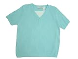 Alfred Dunner Classics Short Sleeve Inset Lightweight Knit Top