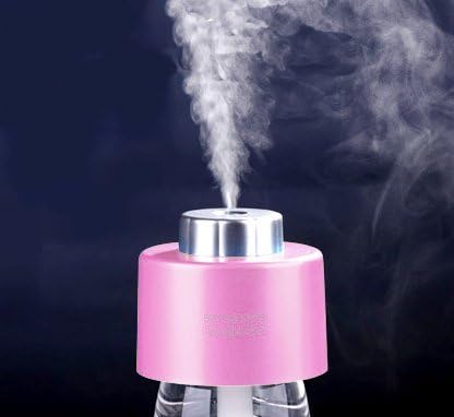 Mini USB Portable Bottle Cap Air Humidifier with Mini Vicks Vaporub (PINK)