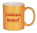 CANADA ROCKS! Coffee Mug Metallic Gold 11 oz