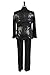 Valecos Daft Punk Costume Sequin Top Jacket Coat Attire Outfit Suit Shirt