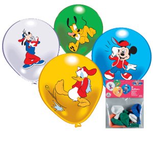 Childrens Toyshop  Third Party New : Luftballons 'Mickey-Kids', 8 Stück, sortiert