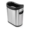 Polder WB-1300-95 Grocery Bag Trash Can, Black