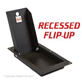 16 Flip Up Motorcycle Wheel Chock - Recessed by Marson