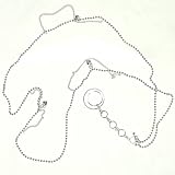 Sterling Silver Back Chain Body Jewelry Length 39 Inches