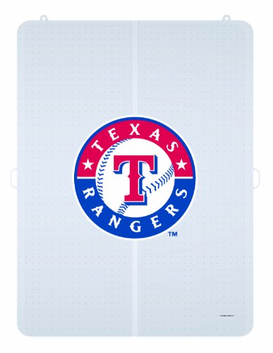MLB Texas Rangers Logo Foldable Hard Floor Chairmat