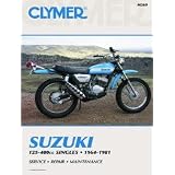CLYMER REPAIR SERVICE MANUAL SUZUKI 125-400CC SINGLES 64-81 