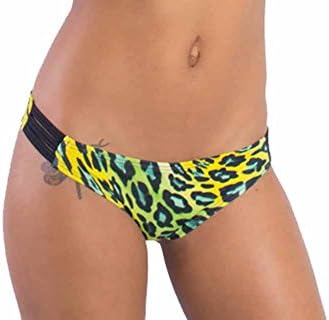 Femme Jolie Women's Wild Panther 3 Strap Bottom One Size Wild Panther