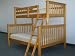 Twin-over-Full Bunk Bed, Honey