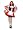 Plus Size Red Riding Hood Costume Lace Up Mini Dress Storybook Fairytail Costume Sizes: 1X-2X