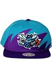 Charlotte Hornets Mitchell & Ness Shark Tooth Vintage Snap Back Hat