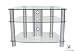 Clear Glass TV Stand 800mm wide Image