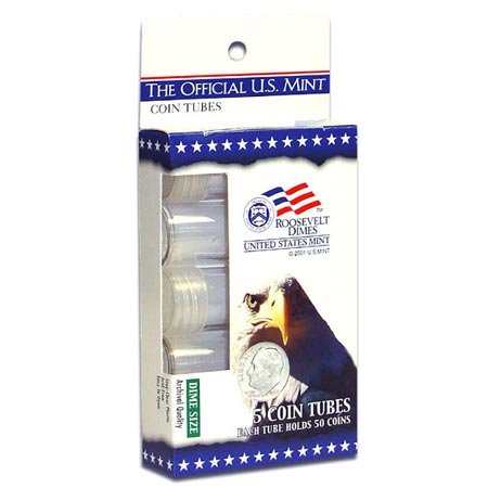The Official U.S. Mint Dime Coin Tubes