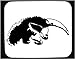 Decorated Mouse Pad with anteater, nose