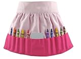 Princess Linens Doodlebugz Crayon Apron Solid Pink