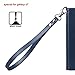 Arae Case Compatible for Samsung Galaxy s7 edge, [Wrist Strap] Flip Folio [Kickstand Feature] PU leather wallet case with ID&Credit Card Pockets (Blue)