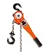 Heavy-Duty 1-1/2 Ton Lever Block Chain Hoist - 59 Lift - 72:1 Work-Advantage!