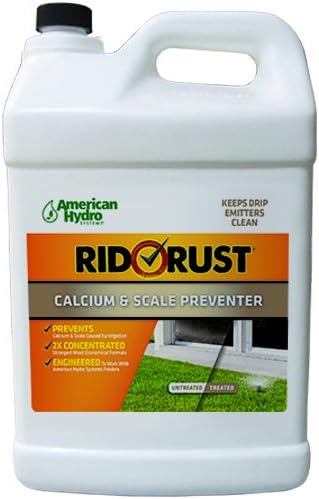 American Hydro Systems RRC Rid O' Calcium and Lime 2X Concentration Stain and Build Up Preventer, 2.5-Gallon Bottles, Case of 2