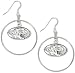 Missouri Tigers School Charm Round Earrings