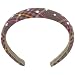 Apparel : rhinestone plaid headband