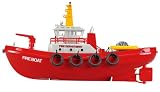 Dickie-Spielzeug 19684-R/C Feuerwehrschiff mit Wasserspritze