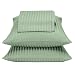 - 450TC Sage Damask Stripe Sheet Set - King
