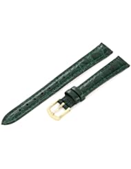 Hadley-Roma Womens LSL717RJ 120 12-mm Green Crocodile Grain Watch Strap