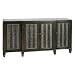 Modern Croco Sideboard in Distressed Black