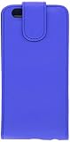JUJEO Vertical Flip Leather Cover Card Holder for iPhone 6 - Non-Retail Packaging - Blue