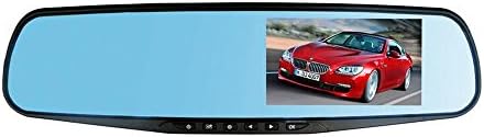 Pentop 4.3 Inch Full HD 1080P Rearview Dash Cam In-Mirror Video Recorder Rearview Mirror Car Video Recorder Built-in G-Sensor Support Up to 32 GB