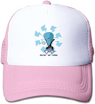 TTGHAT Baby Megamind Doll Printing Snapback Cap Sun Visor Baseball Mesh Hat Pink