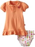 Magnificent Baby-Girls Newborn Polo Dress And Diaper Cover