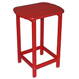Poly-Wood South Beach Side Table - Red (26H)