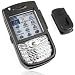 Cingular Palm Treo 680 750 Armor Metal Case Shell - Jet Black