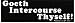 Goeth Intercourse Thyself! decal bumper sticker